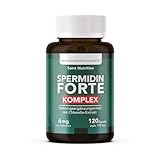 Saint Nutrition® Spermidin Kapseln – Hochdosiert mit 6mg Spermidin pro Kapsel – aus natürlichem Spirulina Algenpulver & Chlorella Extrakt – Unterstützt Zellschutz, Zellregeneration & Vitalität