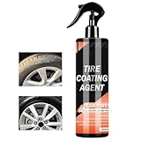 Reifen -Dressing -Spray - Auto Reifenbeschichtung, Gloss Shine | 200 ml hohe polnische Spray Tiefe nahrhafte Flüssigkeit für Automobilgummi -rädar Schutz Fahrt Fahrt Pendelpendeldetails Wartung Reinig