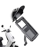 Motorrad-Telefonhalterung - Motorrad-Telefonhalter 26 x 10,5 cm, wasserdicht, 360 ° drehbar, Anti-Vibration, besser zum Radfahren, Mountainbiken, S