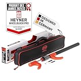 HEYNER® Lenkradsperre Lenkradkralle mit Tasche Diebstahlschutz Wegfahrsperre mit Zahlenschloss 5-stelliger Code Diebstahlsicherung für PKW, Van, LKW extra lang