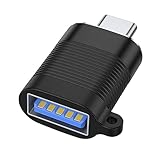 jdstty Tragbarer Konverter für Handy, Tablet, Typ-C-Stecker auf USB-3.0-Buchse, Konvertierungsadapter, Datenübertragung und Aufladen