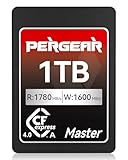 Pergear 1TB CFexpress 4.0 Typ A-Speicherkarte, Bis zu 1780MB/s Lesegeschwindigkeit und 1600MB/s Schreibgeschwindigkeit für 4K 120P, 8K 30P(Master Series), Kompatibel mit Sony Alpha und FX-Kameras
