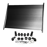HAF® 2X Solarkollektor 300 x 60 cm ohne 3-Wege Solarweiche | Heizmatte für Schwimmbecken mit bis zu 20m³ | Solarheizung beliebig erweiterbar | Warmwasser Pool Heizung mit bis zu 6°C Wassererwärmung