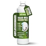 bio-chem Haar-Weg Abflussfrei – Abflussreiniger EXTRA STARK – 1000 ML - Bis zu 20 Anwendungen je Flasche Rohrreiniger – Extrem effektiv & materialschonend gegen Verstopfungen & Haare - Made in DE