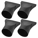 KICHOUSE 4 Stück pack Schmale Haartrocknerdüsen Hitzebeständig Universeller Haartrockneraufsatz aus Langlebigem Material Kompatibel mit 4 4,8cm Föhn Zubehör für Lockiges Haar