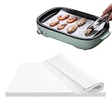Backpapier Weiß,Backpapier Zuschnitte,Butterbrotpapier 100 Blatt Weiß 30 X 20cm, Rechteckige Zuschnitte Für Burger, Pizza, Käse, Kuchen, Brot - Butterbrotpapier