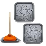 Kolbenhalter – 20 x 20 cm große Kolbenablage, umfangreiche Anpassungsmöglichkeiten | PP-Toiletten-Entstopfungs-Trocknungspad mit Leichtigkeit, Tropfenfänger-Kolben für Toilette, Waschbecken, Badezimme