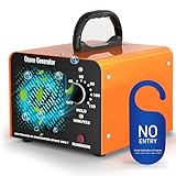 Ozone Generator 30000 mg/h, Tragbares Ozongenerator für Wohnung und Auto, 300㎡ Ozongerät Luftreiniger und mit 120 Min Timer, Ozon O3 Ozonisator, Hochleistungs-Ozongenerator für Haustiere,Gewerbe