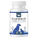 Flohnix Tabletten – Floh und Zeckenschutz für Hunde – Flohtabletten Katzen - Zur täglichen Unterstützung der Abwehrkräfte bei Flohbefall – Floh und Zeckenschutz – Ohne künstliche Zusatzstoffe
