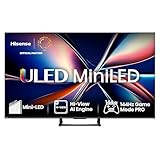 Hisense 50U7Q Fernseher 50 Zoll, 4K Mini LED ULED, Smart TV, Hi-View AI Engine, 144Hz Game Mode Pro, FreeSync Premium, Built in Subwoofer, Dolby Vision IQ Atmos, Airplay, Sprachsteuerung[2025]