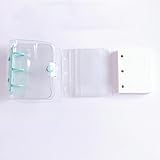 XUMKFJRE Loseblatt-Binder-Notizbuch, 3 Ringe, Biner-Planer, Mini-Notizblock, Tagebuch, Tagebuch, Planer, niedliches Taschenbuch, Bürobedarf(Blue)