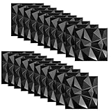 20 Stück 3D Wandpaneele Selbstklebend Steinoptik, 30 × 30 cm, Küchenrückwand Tapete, Wandfliesen Selbstklebend, Wandaufkleber für Innenwanddekoration, für Möbel Wandtür Wasserdicht