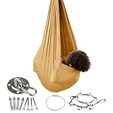 Hängemattenschaukel, elastische Unterstützung mit komfortablem Design, tragbare Hängematte für Kinder, leichter Stoff, einfache Aufhängefunktion, Entspannungswerkzeug, Outdoor-Zubehör für Schlafzimmer