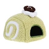 TOYANDONA Hamster Schlafhaus aus Baumwolle Gemütliches und Warmes Nest für Kleine Versteck Süßen Schweizer Rollendesign für Hamster