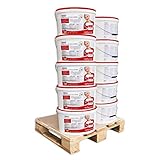 Haftgrund PROFHOME Decken Wand-Grundierung Tapetengrund für Renoviervlies Malervlies Tapeten weiß 12,5-125 L, 300-22-XX:10 Eimer-125 L=830-1040 qm