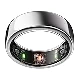 OURA Gen3 Horizon Smart-Ring - Größe 11, Silver | Wearable für Schlaf-, Herzfrequenz- und Fitnesstracking - Bis zu 7 Tage Akkulaufzeit - Kompatibel mit iOS/Android - Bestimme Deine Größe vor dem Kauf