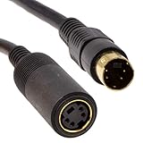 SVHS S-Video Stecker Zum Buchse Verlängerung Kabel Vergoldeten 1,5 m [1.5 Meter/1,5m]