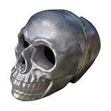 Feuerstelle Schädel – Wiederverwendbare Schädel Holzscheite | Realistisches feuerfestes Feuerschalen-Zubehör | Spuk-Feuersteine für - | Gruseliger Totenkopf-Holzscheite für