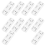 BUBEFSKD 10 Stück An Der Wand Montierte Steckdosenleisten Halterungen ABS Stützhalterungen Upgrades Für Router Und Remote Speicher Selbstklebende Steckdosenleisten Halterung