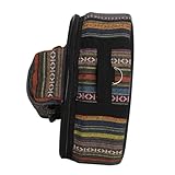 Mikinona Gepolsterte Snare Drum Tasche aus Wasserdichtem Oxford Großer Stauraum mit Fronttasche für Sticks und Zubehör Verstaubarer Drum Rucksack für Musiker und Trommler