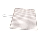 Gcljlmy Grillnetz, multifunktionales, leichtes Grillnetz, antihaftbeschichtetes Grillwerkzeug, Kupfer-Grillnetz für die Küche zu Hause, Gemüse (30 Cm X 30 Cm)