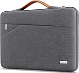 TECOOL 13,3 Zoll Laptop Tasche Hülle für MacBook Air/Pro 13 M1 M2 M3 2012-2024, MacBook Pro 14 M3 M2 M1(2021-2023), Tasche 13,5 Surface Laptop, 13,3 Acer HP Lenovo Dell Notebooktasche,Dunkelgrau