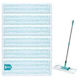 6pcs Ersatz-Wischbezüge für Leifheit Profi XL Micro Duo/Cotton Plus