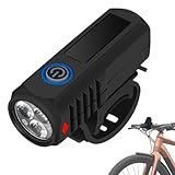 Wiederaufladbare USB-Fahrradlichter – Fahrradlichter vorne, super helle Scheinwerfer-Frontlichter, exquisites leichtes Fahrradlicht – langlebige Helligkeit, Fahrradscheinwerfer für verbesserte
