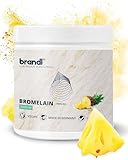 Bromelain hochdosiert | Enzyme aus der Ananas by brandl® | 3.000 FIP pro Kapsel | auch optimal für Sportler | 120 Stk. Bromelain Kapseln mit je 600mg Ananas Enzym