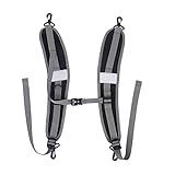 Hominas Rucksack Schulter Gurte Nylon Schultergurte für Rucksack Komfortabler Verstellbare Trager Rucksackgurte Gurt Schultergurt für Dry Bag, 1 Paar
