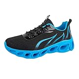 Herren-Laufschuhe, Netzstoff, atmungsaktiv, leicht, Sport-Sneaker, Luftkissen, Slipper, Joggen, Fitness, Walking-Schuhe, Freizeit-Sneaker für Herren, bequem, rutschfest, Fitnessstudio, athletische