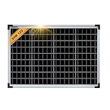 enjoy solar® Monokristallines Solar panel deal für Wohnmobil, Gartenhäuse, Boot (Mono 50W)
