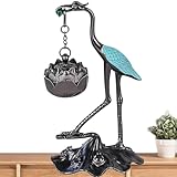 Joberio Räucherstäbchenhalter für Räucherstäbchen, Räucherkegel, Auffangbehälter von Kranblumen, Zauberhafte Statue des Weihrauchbrenners, Räucherbrenner a für