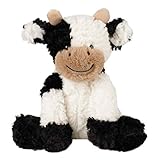 Hopearl Kuschelige Kuh Aus Weichem Plüsch - Niedliche Milchkuh Als Kuscheliges Geschenk Für Jungen, Mädchen & Kinder (22,9 cm)