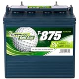 GreenMax Golf Ace T-875 (8V 170Ah) - Hochleistungs-Blei-Säure-Batterie für Golfcarts und Elektrofahrzeuge - Zuverlässig, Langlebig, Effizient, 99% Recycelbar