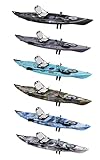 Galaxy Alboran FX Angelkajak Einerkajak SOT Ultraline-Flipper Antrieb Fishing Kayak, Farbe Galaxy Kayaks::(MC) Marine Camo