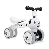 XIAPIA Kinder Laufrad ab 1 Jahr Lauflernrad für 10-36 Monate Baby, TÜV geprüft Erst Rutschrad Fahrzeug Geschenke für Jungen/Mädchen Kleinkind Spielzeug (Dalmatiner)