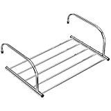 Maxentico Wäscheständer Ausziehbar, Wäschetrockner, Standtrockner Wäscheturm, Waeschestaender, Wäschständer, Balkonwäschetrockner, Wäschehänger Edelstahl Platzsparend für Innen und Außen