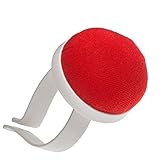 Armnadelkissen: Nadelkissen für das Handgelenk in rot mit Armspange aus Kunststoff…