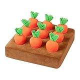 Generisch Intelligenzspielzeug Für Hund Interaktives Spielzeug Haustiere Karotten Puzzle Spielzeug Plüsch Karotten Schnüffelteppich Schnüffelmatte Für Welpenm Hunde Gemüse Plüschtier