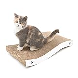 Conlun - Katzen Kratzbrett - Katzen Kratzpappe mit Premium-Kratztextur, langlebige Katzen Kratzmatte umkehrbar