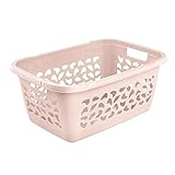 keeeper Wäschekorb, Luftdurchlässiges Dekor, 52 l, Jost, Nordic Pink
