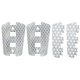 Fcnjsao 4 Stück Fahrrad Radreflektoren Speichen Warnreflektoren Fahrradfelgen Reflektierende Blätter Für Klappfahrräder Fahrradfelgen Reflektierendes Band