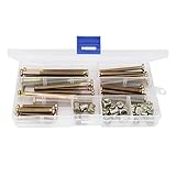 M6x40mm/ 50 Mm/ 60/70 / 80 Sechskant Antriebsbuchse Kappenschrauben Fassmuttern Assortment Kit Für Betten Kopftafeln Stühle Sechskantantriebsbuchse