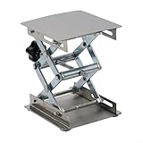 Kompakter manueller Hubtisch aus Edelstahl für verschiedene Labor- und Holzbearbeitungsbedürfnisse