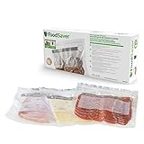FoodSaver, wiederverwendbare Vakuumbeutel mit Zippverschluss | für FoodSaver Lebensmittel-Vakuumierer | BPA-frei | 3,8 l | 20 Beutel, Reusable