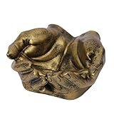 Schlüsselbrett für Skulptur | Schlüsseltablett in Doppelhandform | Eingangshalle, Handschale, geschnitzte Schlüssel, Ablagetablett, Schmuckablage für Ohrringe