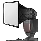 NEEWER Blitzdiffusor Licht Softbox 5' x 4', Universal, zusammenklappbar mit Aufbewahrungstasche Kompatibel mit Canon Nikon Sony Godox Yongnuo NEEWER Speedlight