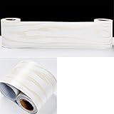 ungeklebte Wandrahmen-Aufkleber, Tapetenbordüre for Abziehen und Aufkleben for Wand und Decke, mehrfarbig, mehrere Größen(Thickened Golden Sandalwood,12cm X 1000cm)