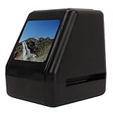 Filmscanner 2-Zoll-Bildschirm-Diascanner Konvertiert Schnelles Scannen von 135 126 110 8-mm-Dias in 12 MP JPG Digitalfoto-Negativscanner High-Fidelity-Bild